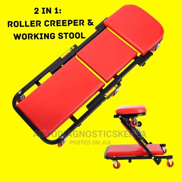 2 in 1 Mechanic Roller Creeper Lying Bed