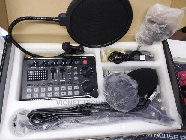 Podcast Codenser Microphone and Live Sound Card With Effects