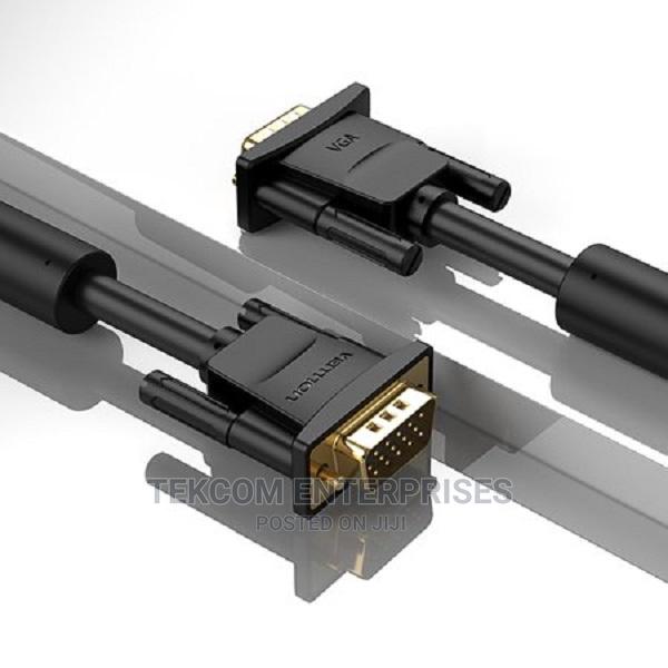 Vention Vga (3+6) Male to Male Cable With Ferrite Cores 10me