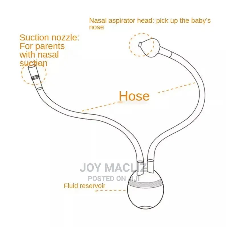 5 Piece Born Baby Safety Nose Cleaner Vacuum Suction