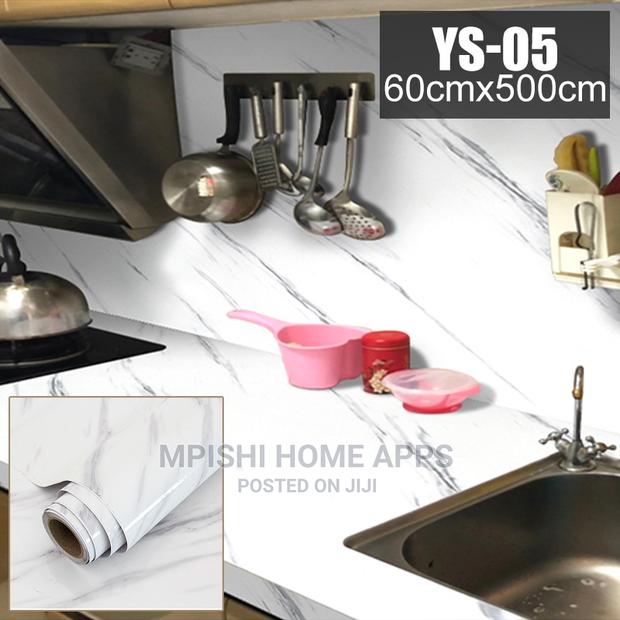 Kitchen Marble Contact Wallpaper