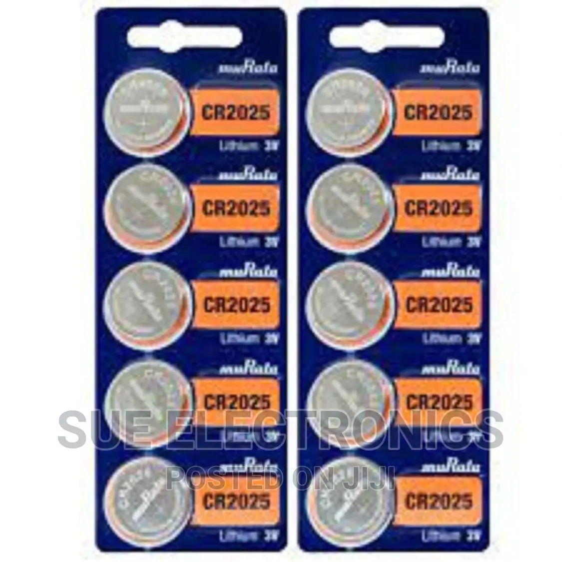 Murata Cr 2025 160mah 3v Lithium Coin Cell Watch Battery