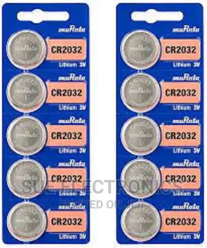 Murata Cr2032 Battery 3v Lithium Coin Cell
