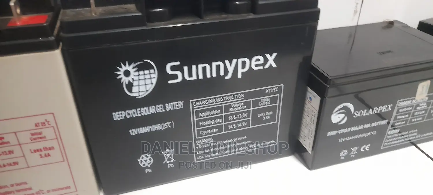 Sunnypex Deep Cycle Gel Battery 18ah