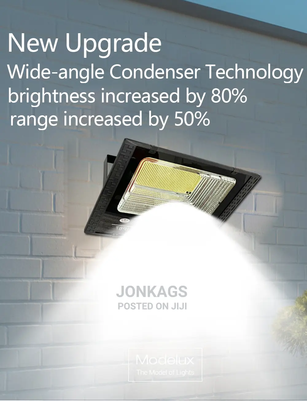 Garden Solar LED Lights With Remote Control 25 Watts