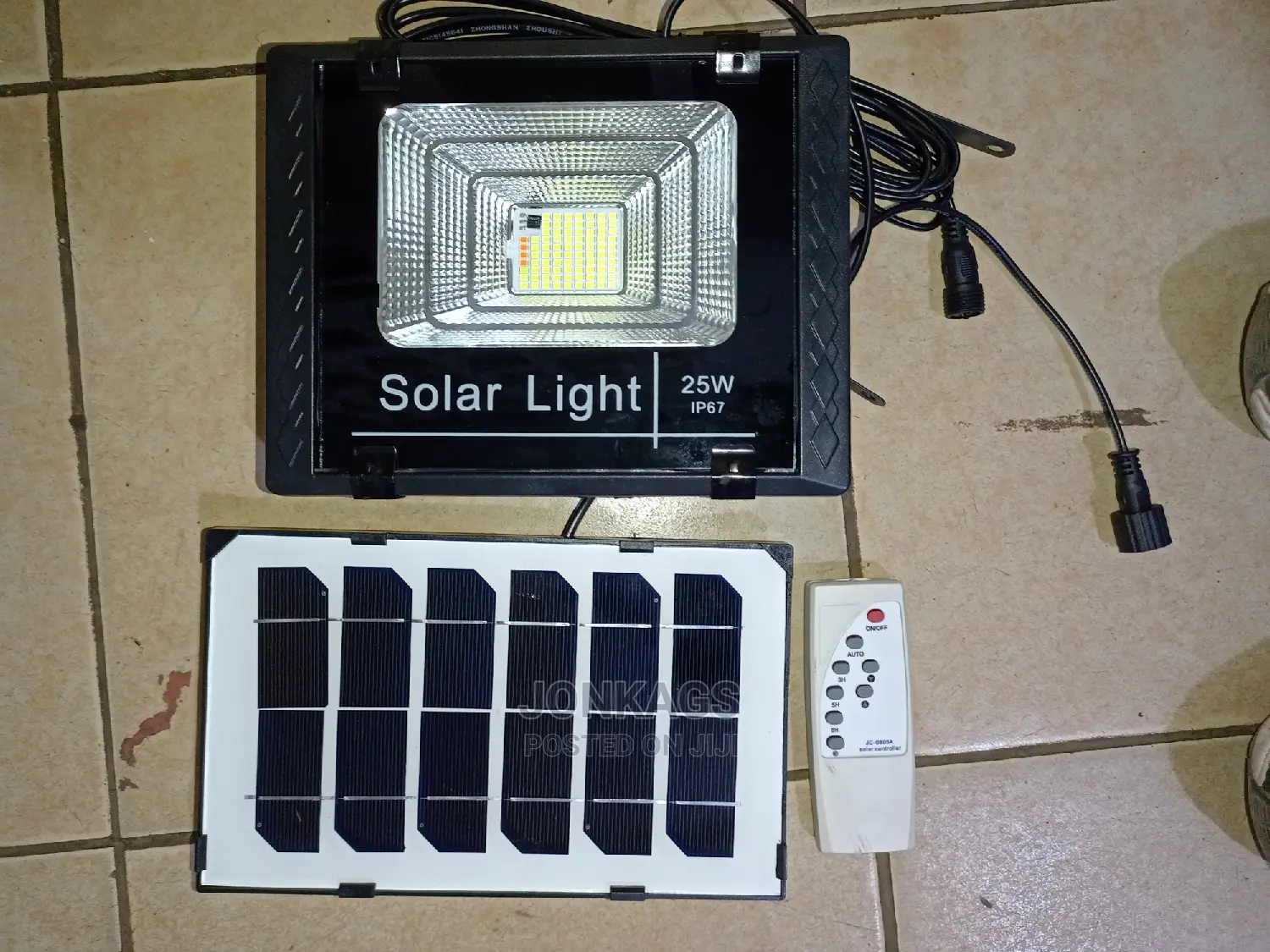 Garden Solar LED Lights With Remote Control 25 Watts