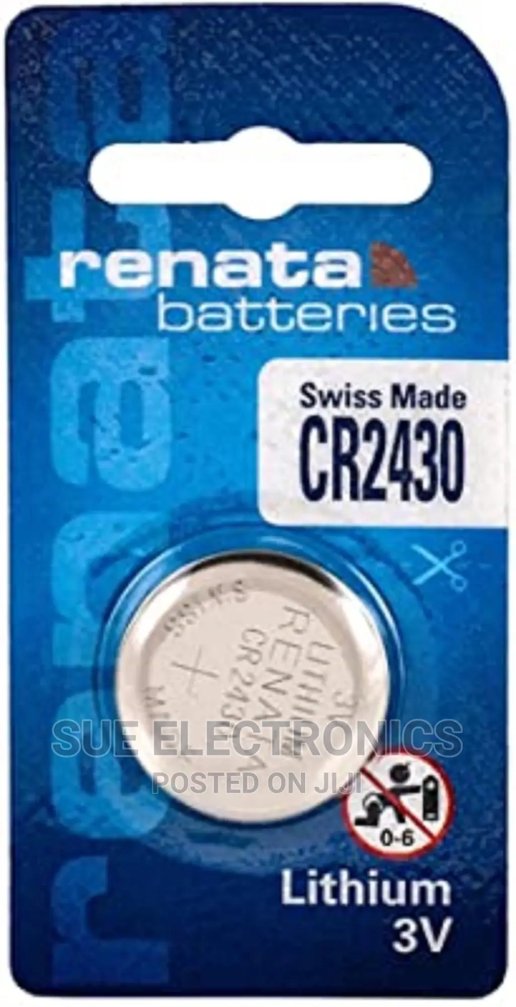 Renata CR2430 3V Lithium Coin Battery