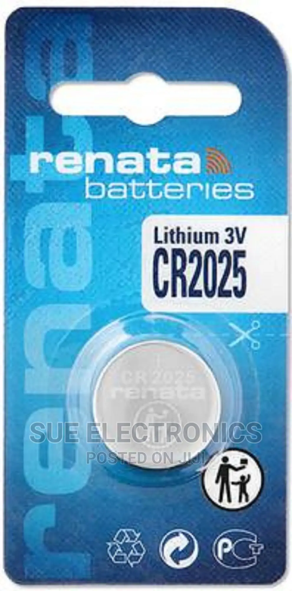 Lithium Battery Renata CR2025