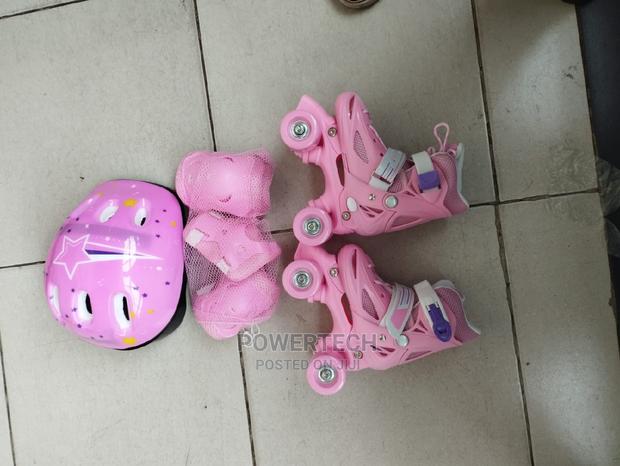Kids Four Wheel Skating Shoes Complete Set**