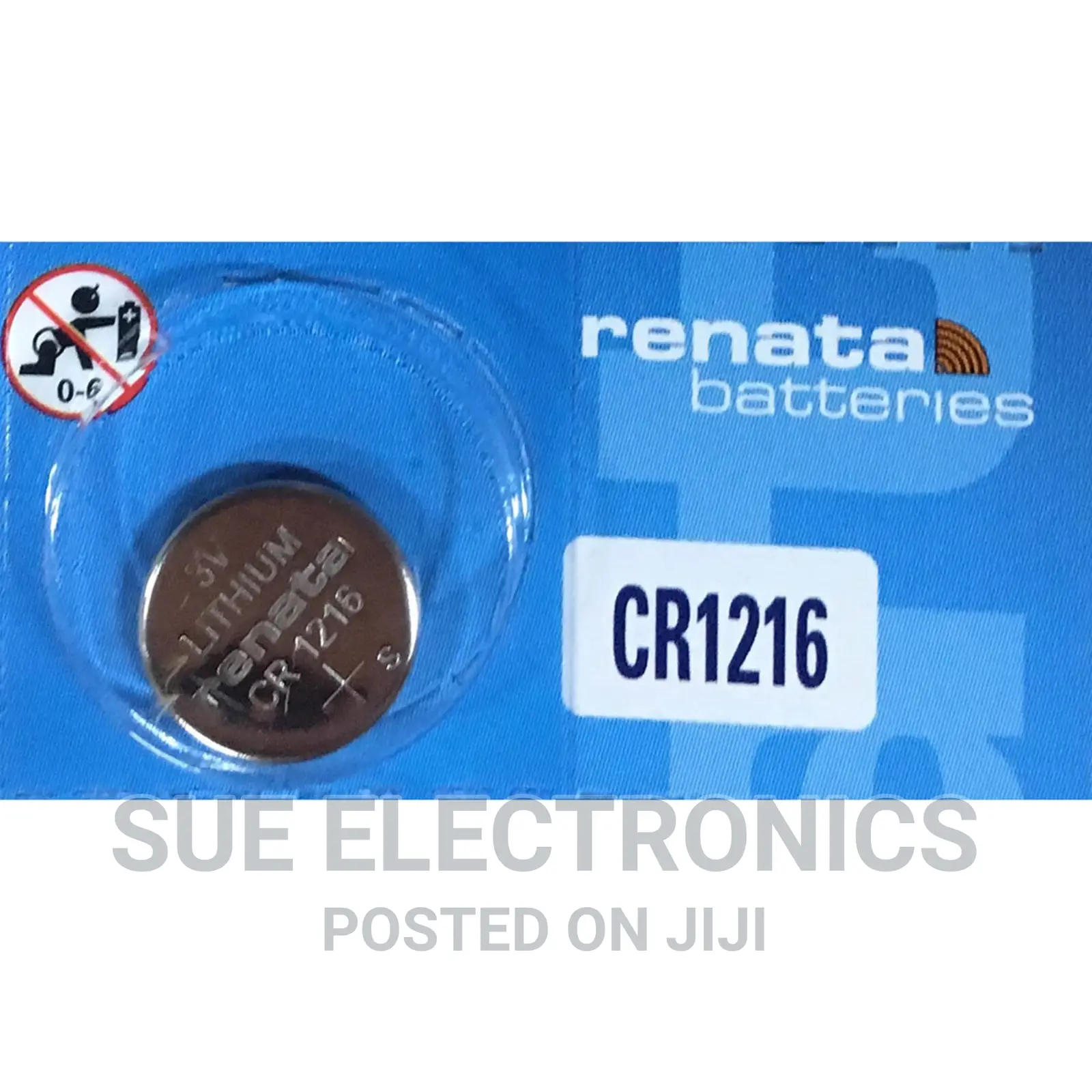 Renata CR 1216 Battery 3v Lithium Coin Cell