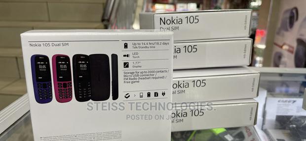 New Nokia 105 Black - thumbnail 4