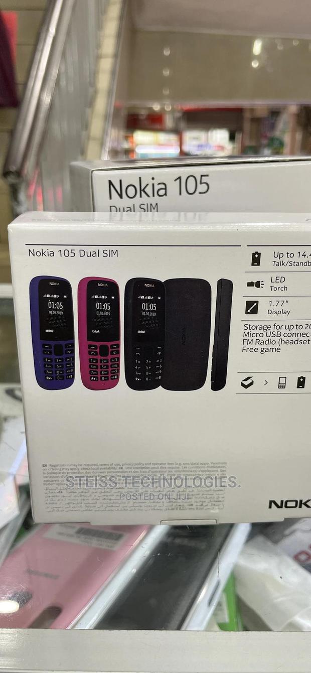 New Nokia 105 Black - thumbnail 3