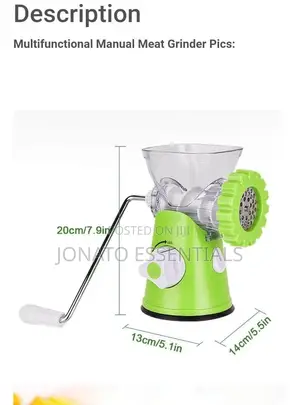 Manual Meat Mincer, Meat Grinder, Meat Cutter