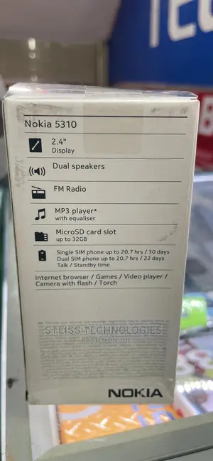 New Nokia 5310 XpressMusic Black