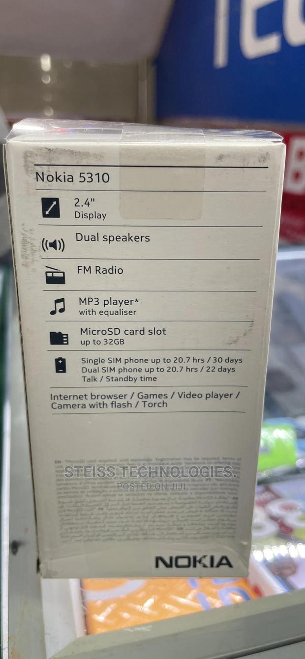 New Nokia 5310 XpressMusic Black - thumbnail 3
