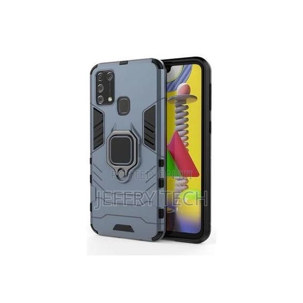 Ring Cover Phone Case for Samsung Galaxy M31 Blue - main view