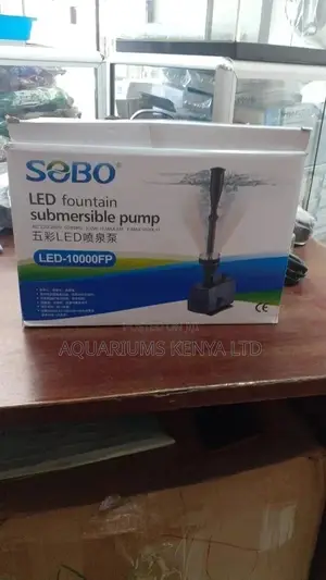 Fountain Pump With Circular Lighting