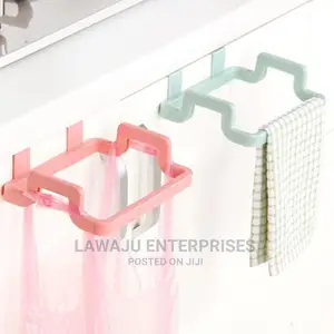 Over the Shelf Trash Paper Hanger or Towel Holder