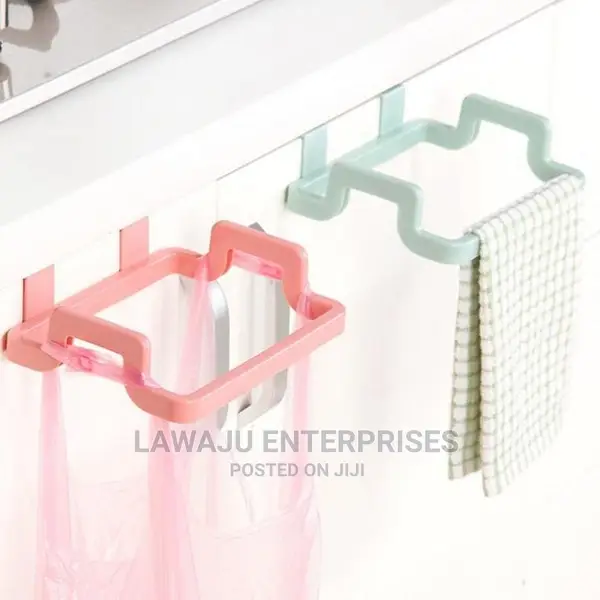 Over the Shelf Trash Paper Hanger or Towel Holder