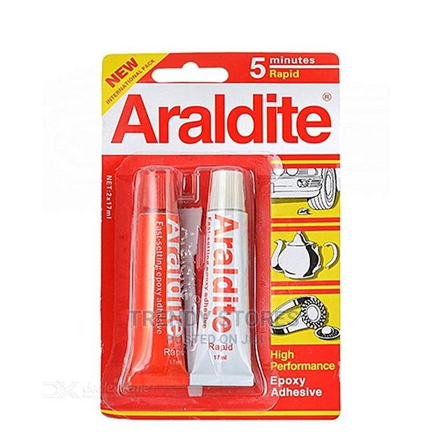 Araldite Glue Epoxy Adhesive Bonding Agent Clear - thumbnail 4