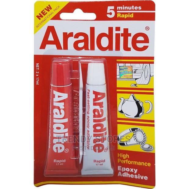 Araldite Glue Epoxy Adhesive Bonding Agent Clear - main view