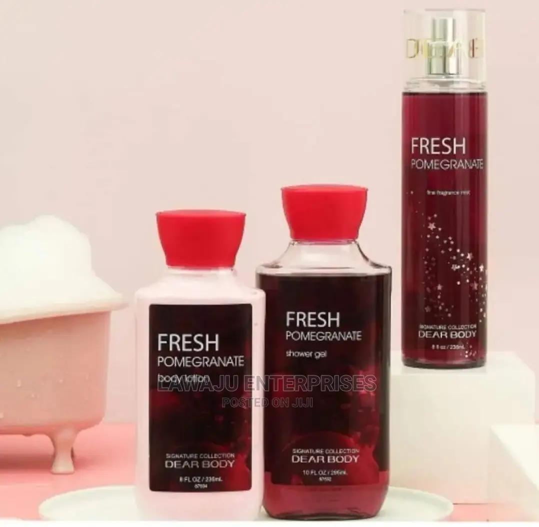 Fresh Pomegranate 3in1 Shower Gel, Mist Body Lotion Set