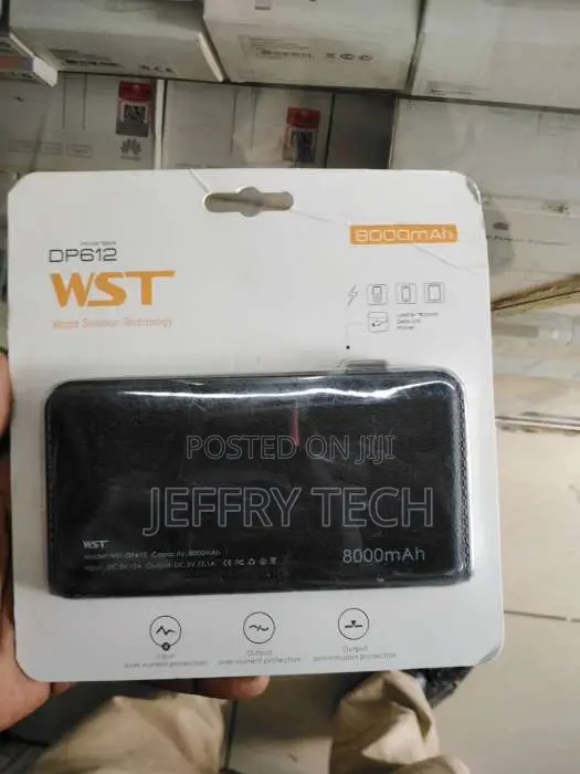 WST 10000mah Powerbank Slim Portable And With Fast Charge Output