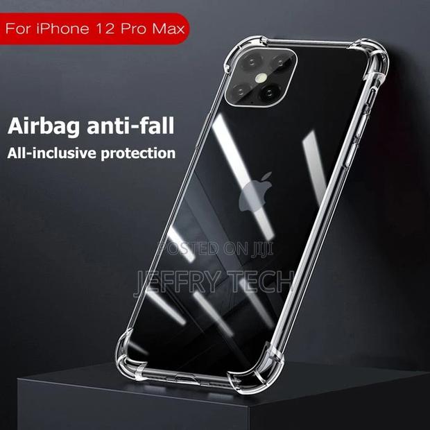 Clear Antishock Hard Back Cover for iPhone12 Pro Max