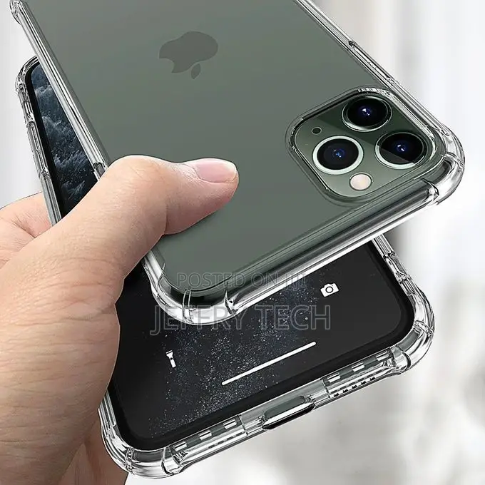 Clear Antishock Hard Back Cover for iPhone12 Pro Max