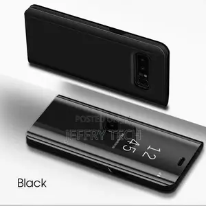 Smart Mirror Flip Phone Case for Samsung S8 Clear View Cover