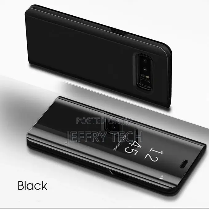 Smart Mirror Flip Phone Case for Samsung S8 Clear View Cover