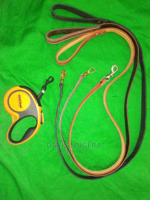Genuine Leather Quality Dog Leashes - thumbnail 4