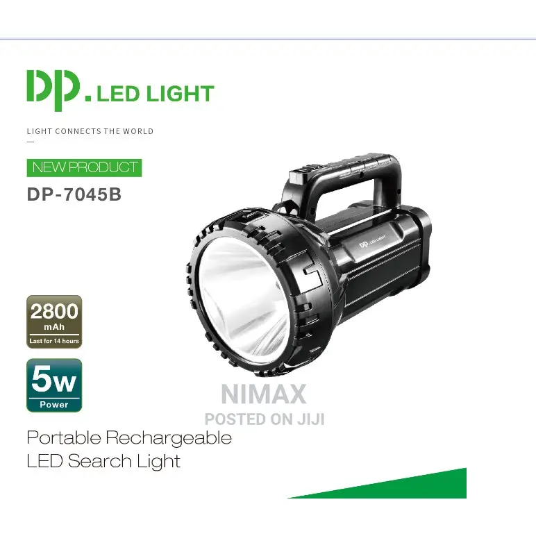 Dp Led Light Rechargeable Search Light Details New