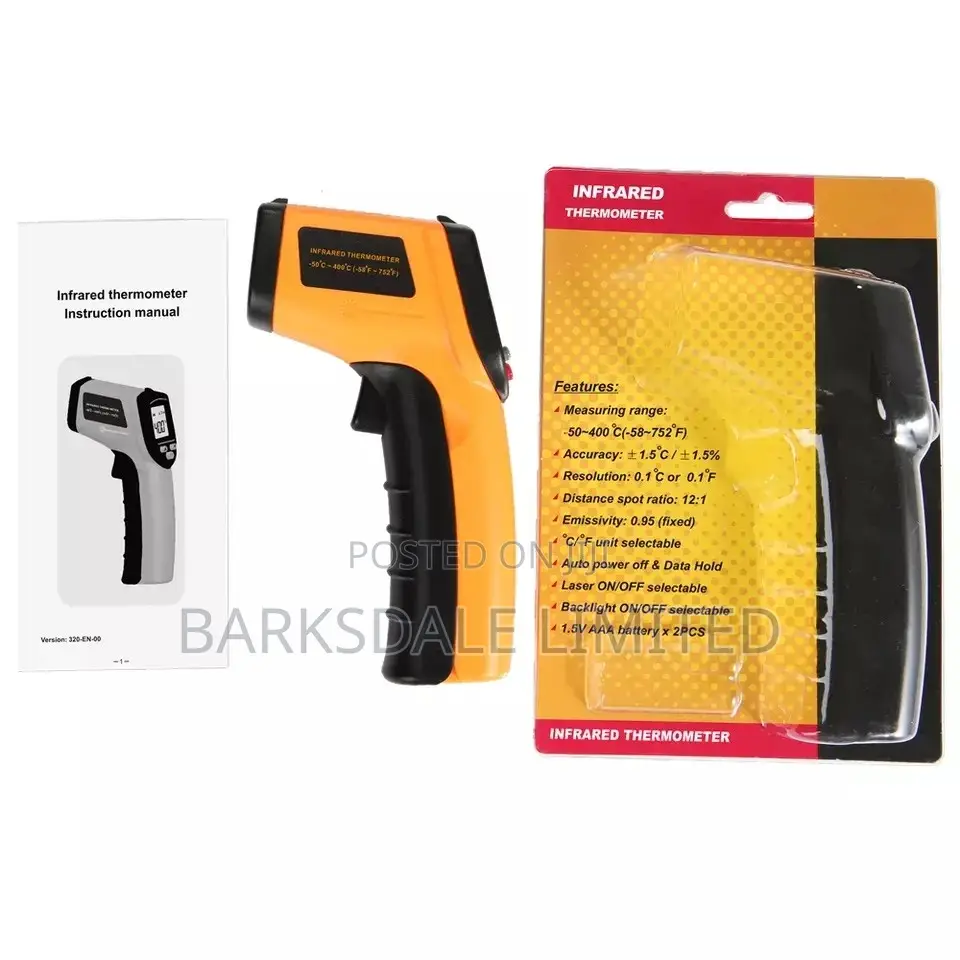 Infrared Thermometer Digital Industrial Gun Food Contactless