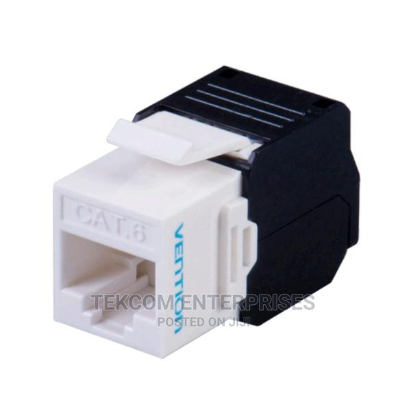 Vention Cat 6 Utp Toolless Keystone Jack White Pc Type