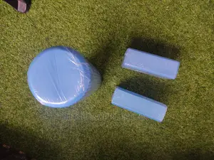 Foam Roller With 2 Yoga Blocks- Blue