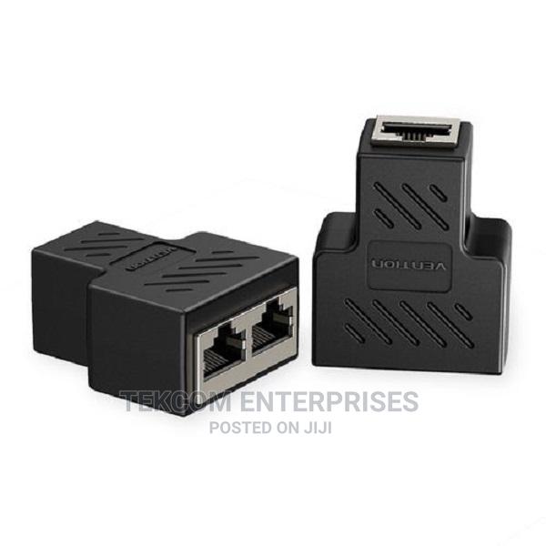Vention 1 to 2 Rj45 Splitter Adapter Black - main view