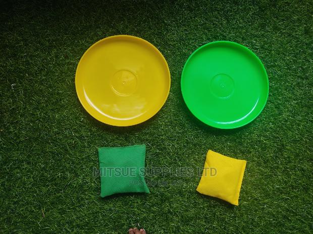 Pair of Frisbee Flying Disk Bean Bag Toss CBC Education Set)