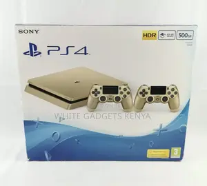 Gold Ps4 With 2 Pads 500gb
