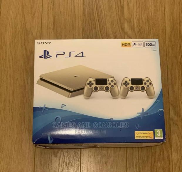 Ps4 With 2 Pads Gold Edition - main view