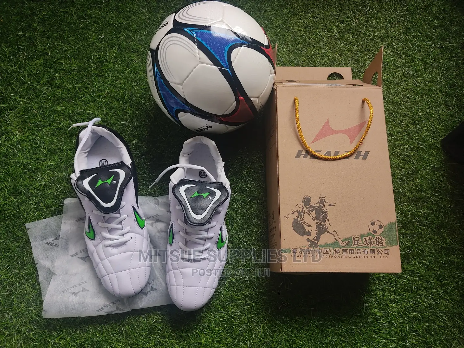 Samba Synthetic Football Size 5 With Health Football Boots