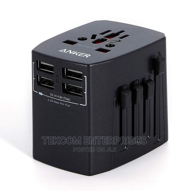 Anker Universal Travel Adapter With 4 Usb Ports