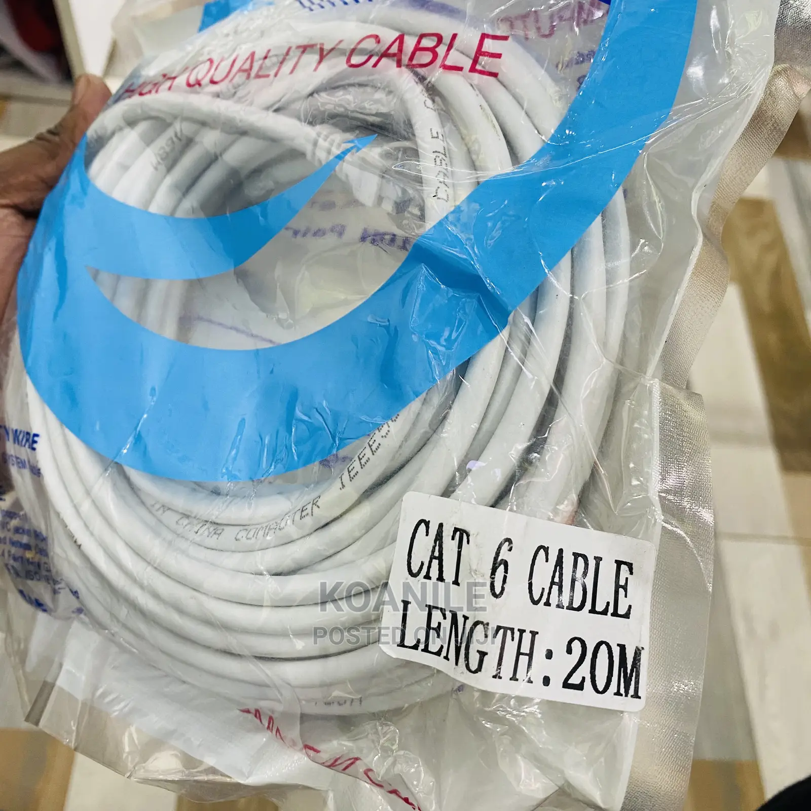 20m Cat 6 Ethernet Cable High Speed