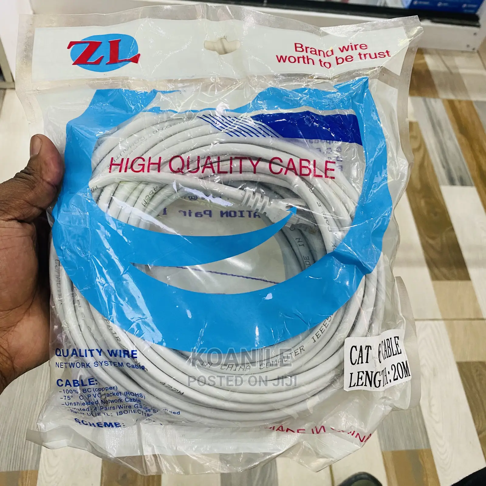 20m Cat 6 Ethernet Cable High Speed