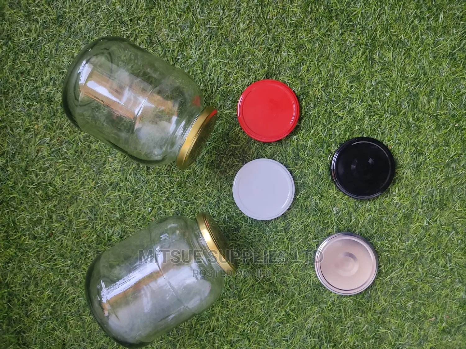 A Pair of Mason/Glass Jars With Airtight Lid-1415ml