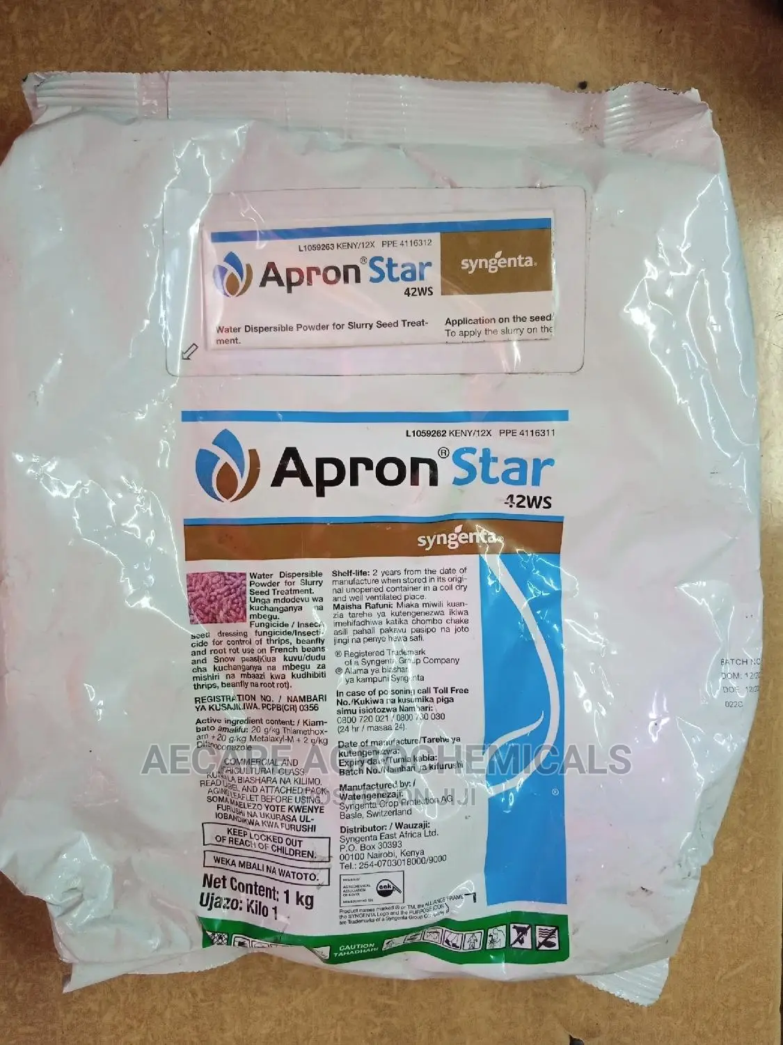 Apron Star 42ws Fungicide/Insecticide 1 Kg Seed Treater
