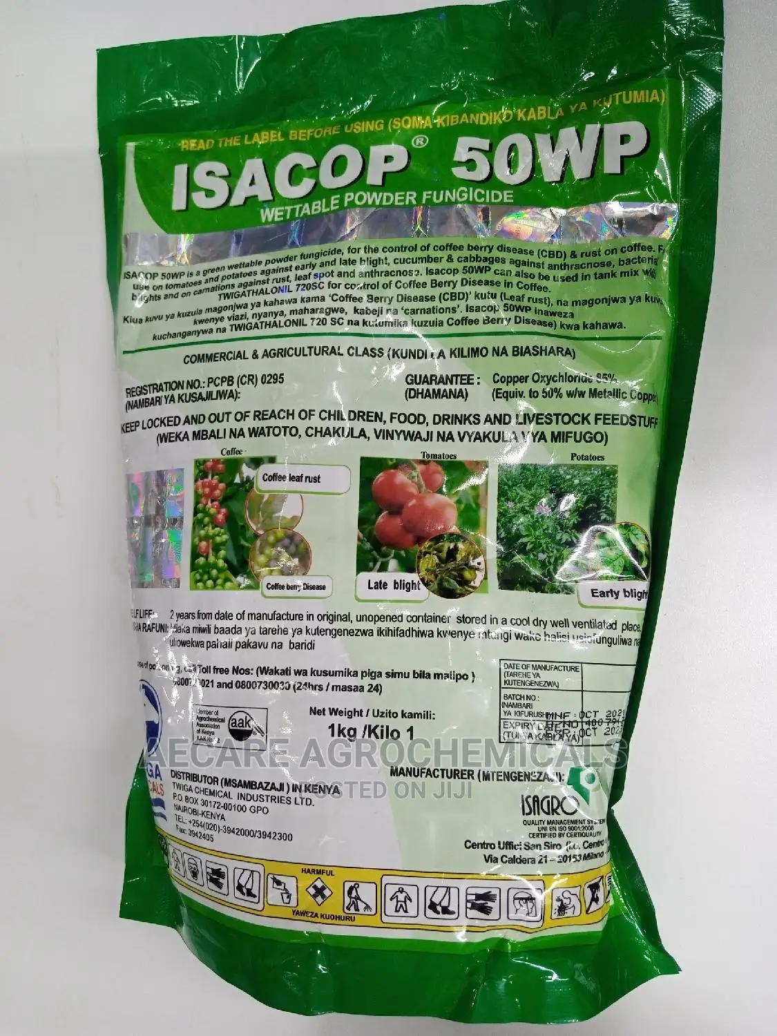 Isacop 50wp Fungicide 1kg