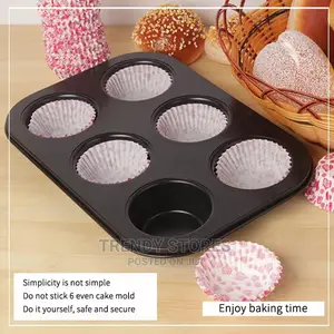 6 Holes Muffin Tray