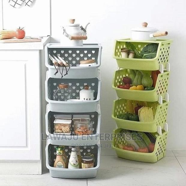 6 Tier Steel Mesh Storage Rack