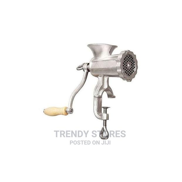Manual Meat Mincer - Silver - main view